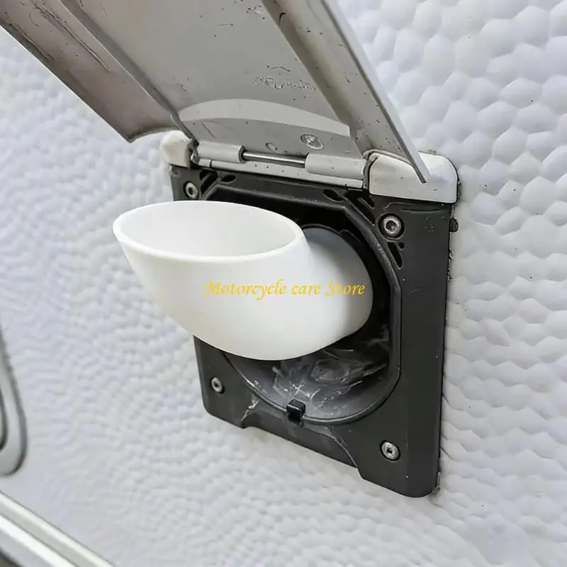 

U75F Heavy Duty Quick Connection Motorhome Water Refill Funnel Perfect For Outdoor Adventures