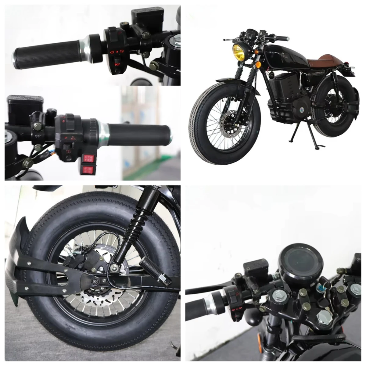 

Classic Retro KWCG Sport Bike Off Road Motorbike Mini Scooter Electric Adult Motorcycle