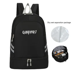 Esportes Bag Impermeável Fitness Ginásio Mochila Ombro Bolsa Natação Combo Seco Molhado Viajar Sapatos Saco De Armazenamento