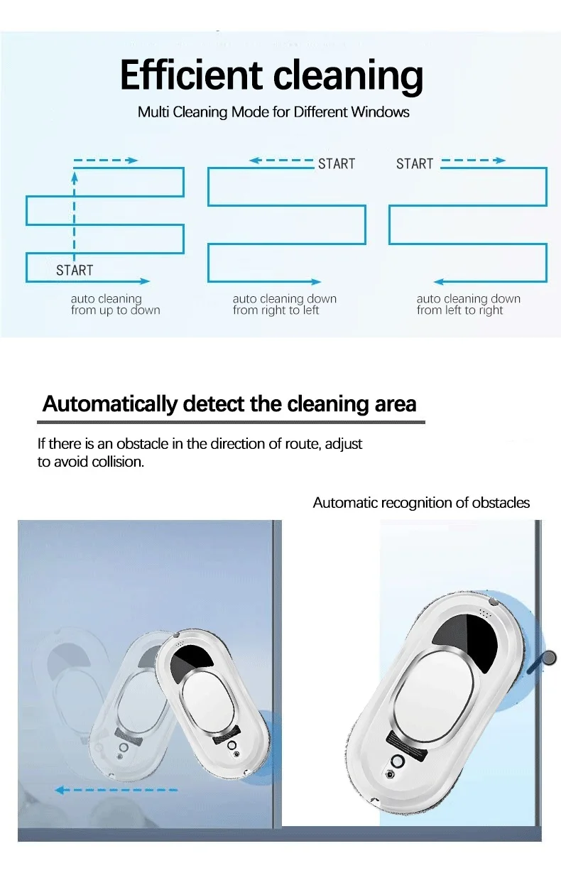 windows cleaner robot de limpieza inteligente Robot Window Cleaning Robot Smart Home Robot Vacuum CleanerRemote Control Glass