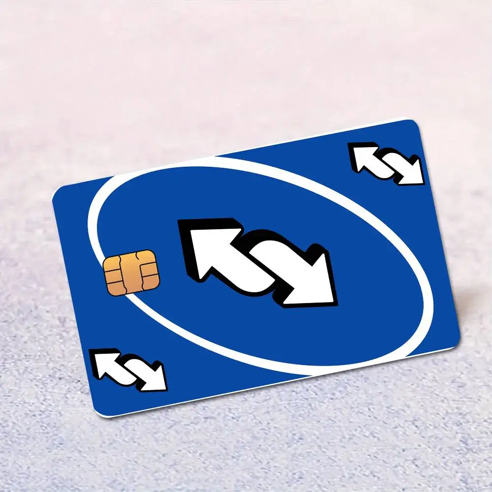 U-UNO Reverse Card Wasserdichter Hautaufkleber Bank Bus U-Bahn Zugangskarten-Schutzfolie Kartenaufkleber Mädchen-Geschenk – Detail 5