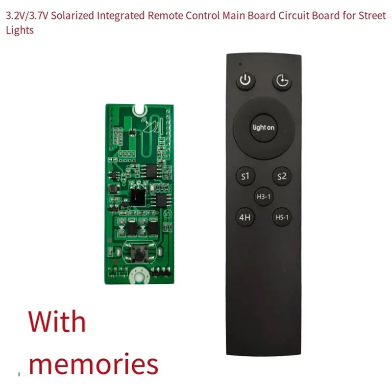 B84B-High Power Solar Light Driver Board 3.2V 3.7V Remote Control Radar Human Body Induction Street Light Circuit