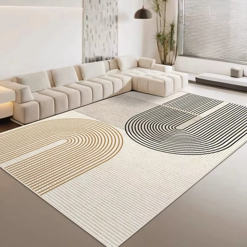 

VIKAMA Carpet Summer Premium Luxury Living Room Study Floor Mat Bedroom Sofa Coffee Table Rug Anti-Static Home Decoration
