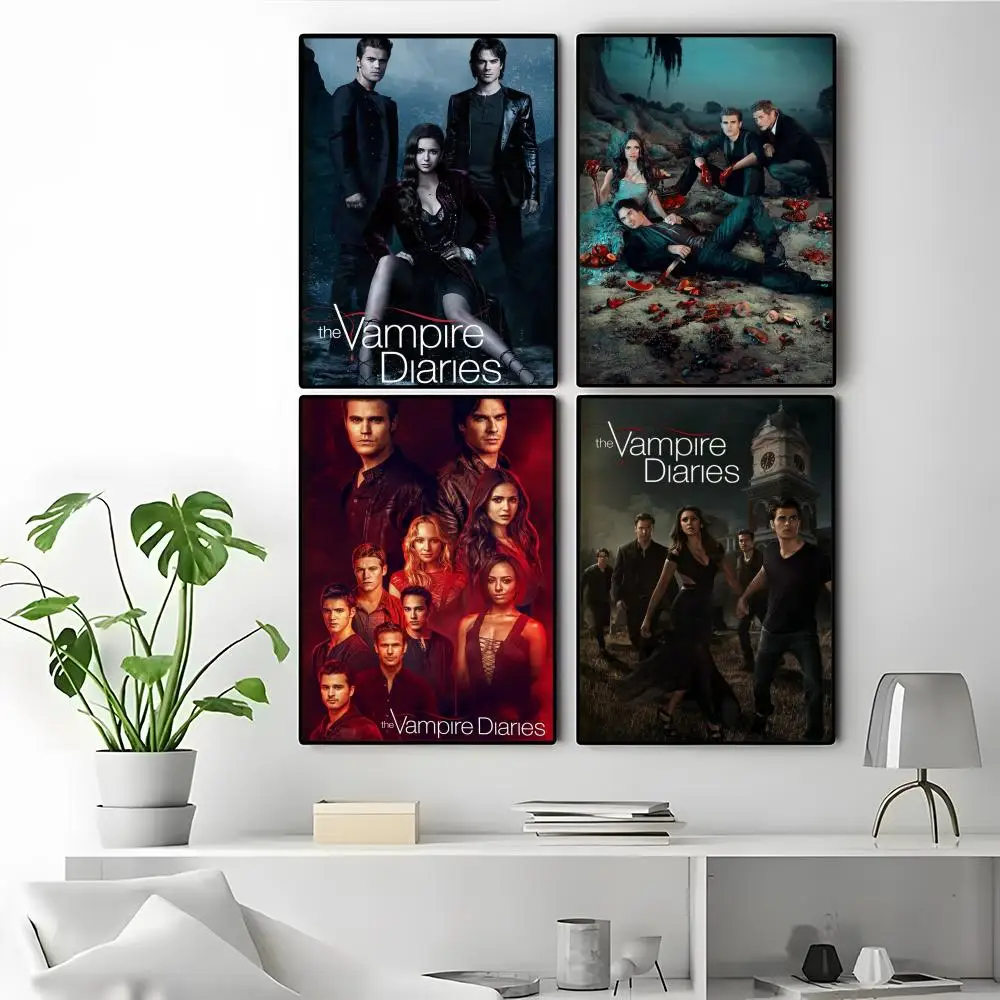 The Vampire Diaries PVC Art Poster Aesthetic Room Stuff Popular Wall Art Poster