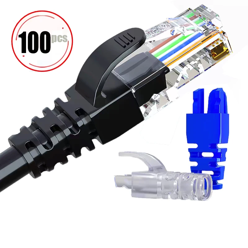 

RJ45 boots for Connector grasp CAT5E CAT6 RJ45 Plug Ethernet Network Cable Strain Relief Boot RJ45 Plugs Protect Boot