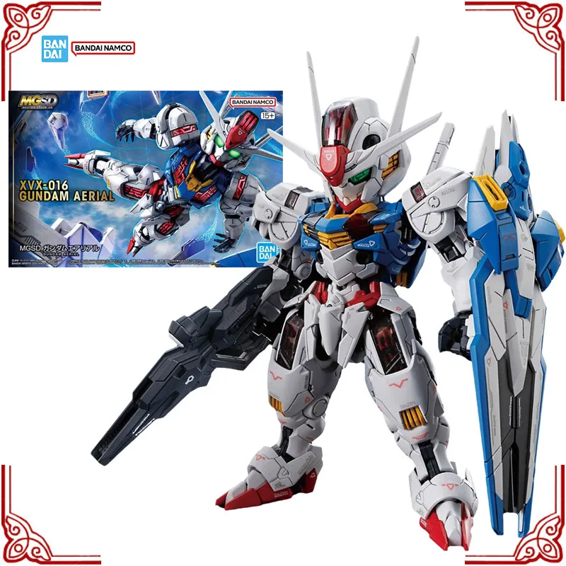

В наличии, оригинальный комплект модели Bandai Gundam MGSD XVX-016 Gundam Aerial, аниме, коллекция экшн-фигурок, сборная модель, игрушки для мальчиков, подарки