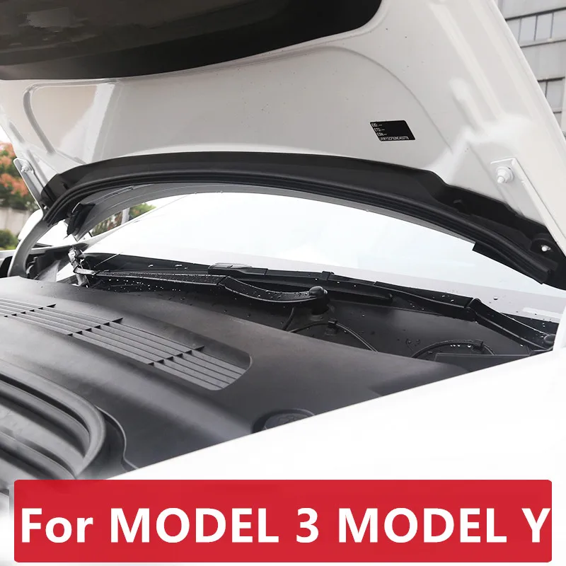 For MODEL 3 MODEL Y Cover water retaining strip integrated front box waterproof seal dustproof High quality durable auto parts