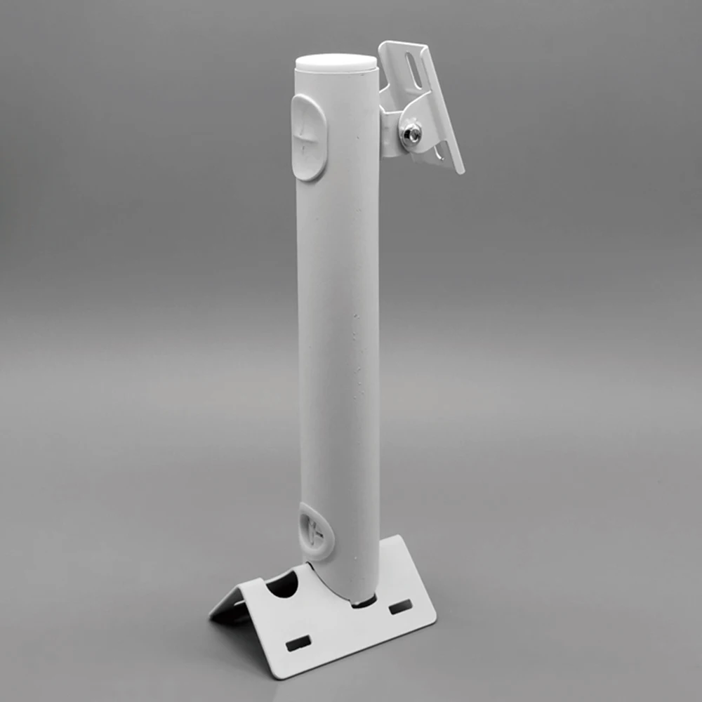 New CCTV Camera Pole/Column Holder Stand Exterior Right Angle Wall Corner Mount Support 30cm Long Arm Bracket Load-Bearing 10kg