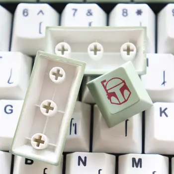 Boba Fett Cherry 高度鍵帽,PBT材質,129鍵五面熱昇華鍵帽,適用於61/87/104/108 MX軸機械鍵盤 10 最佳銷售 星戰主題鍵帽 - №4