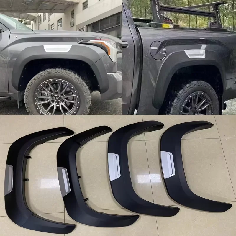 

Wheel Arch Mudguards For Toyota Tundra 2022 2023 2024 Fender Flares Pickup Trucks Matte Black