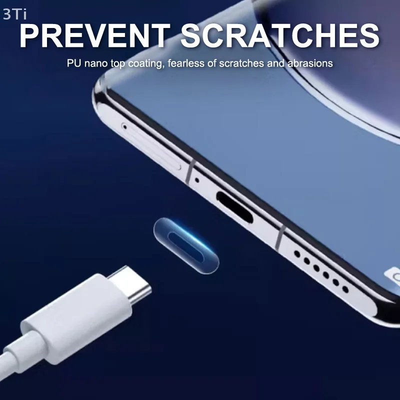 

Защитная пленка для порта зарядки мобильного телефона для IPhone Type-c Android-интерфейс Устойчивая к царапинам невидимая пленка Пленка для портов данных