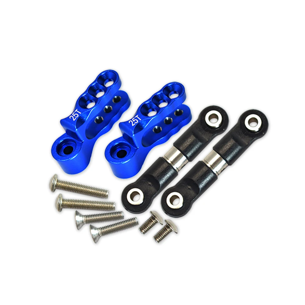 GPM for Traxxas 1/10 Revo 3.3 Summit Slayer Pro E-REVO E REVO 2.0 VXL Accessories Metal 25T Servo Horns Steering Arms 5345 5345R