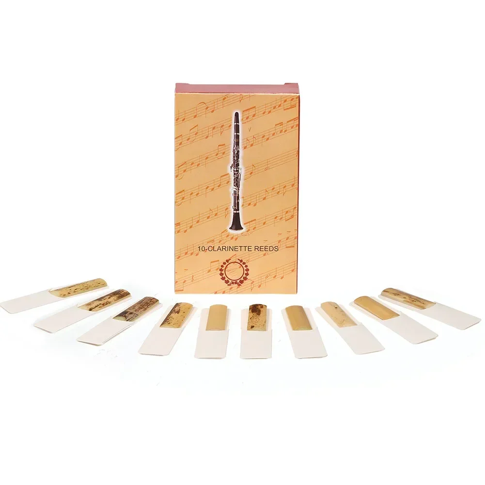 Professional Clarinet Reeds  10 PCS Strength 2 5  Achieve a Body and Clear Sound  Suitable for Both Beginners and Professionals