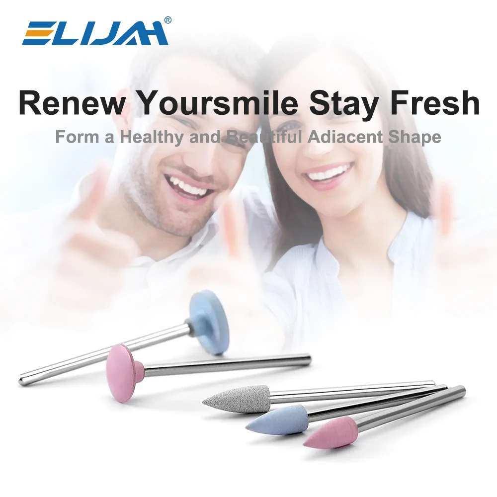 

Набор для полировки зубов ELIJAH HP0312, 120 шт./10 коробок, 3-этапные полировочные боры для низкоскоростных наконечников, для стоматологических клиник