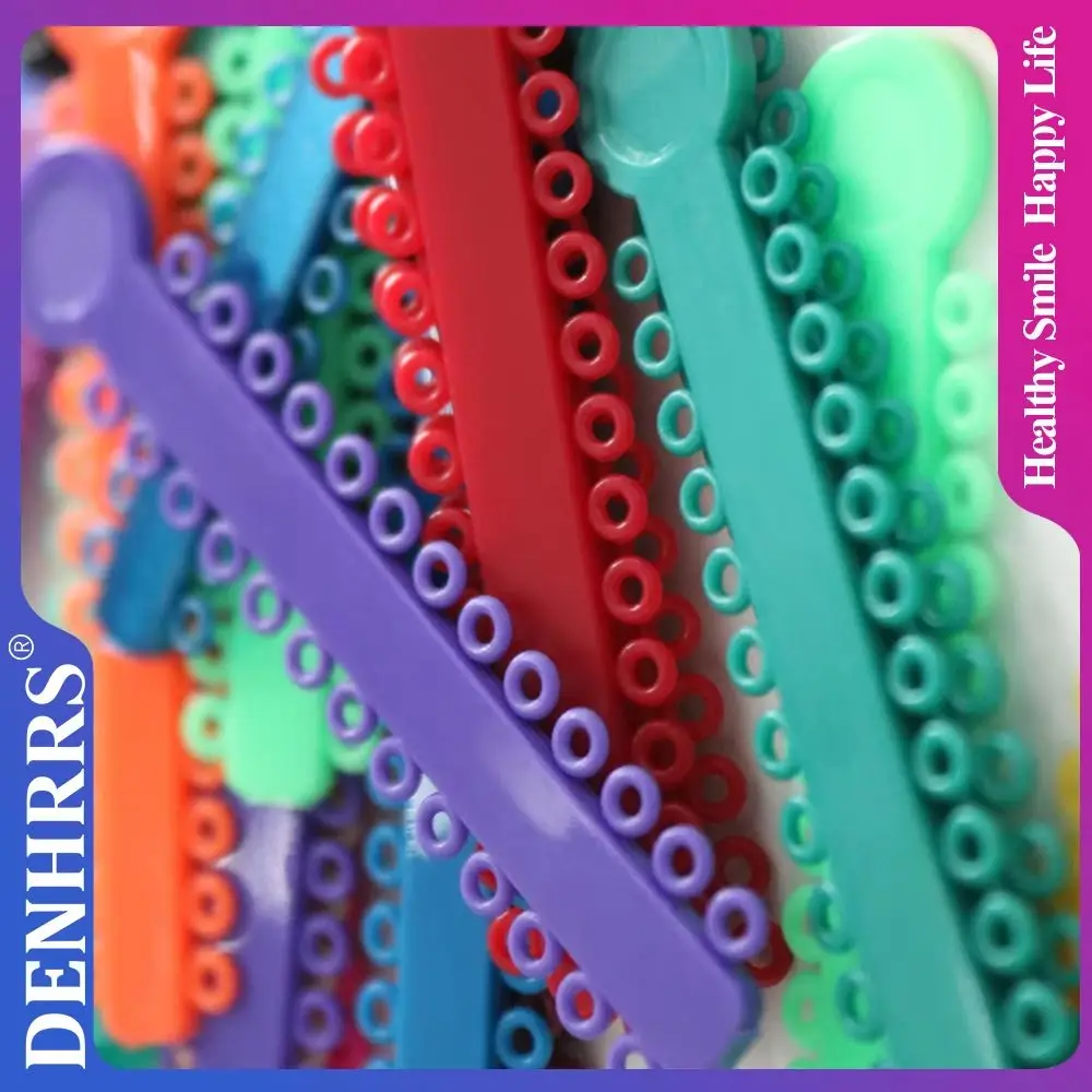 

Dental Orthodontic Elastic ligature I Tie Rubber Tie 1040Pcs 40Sticks