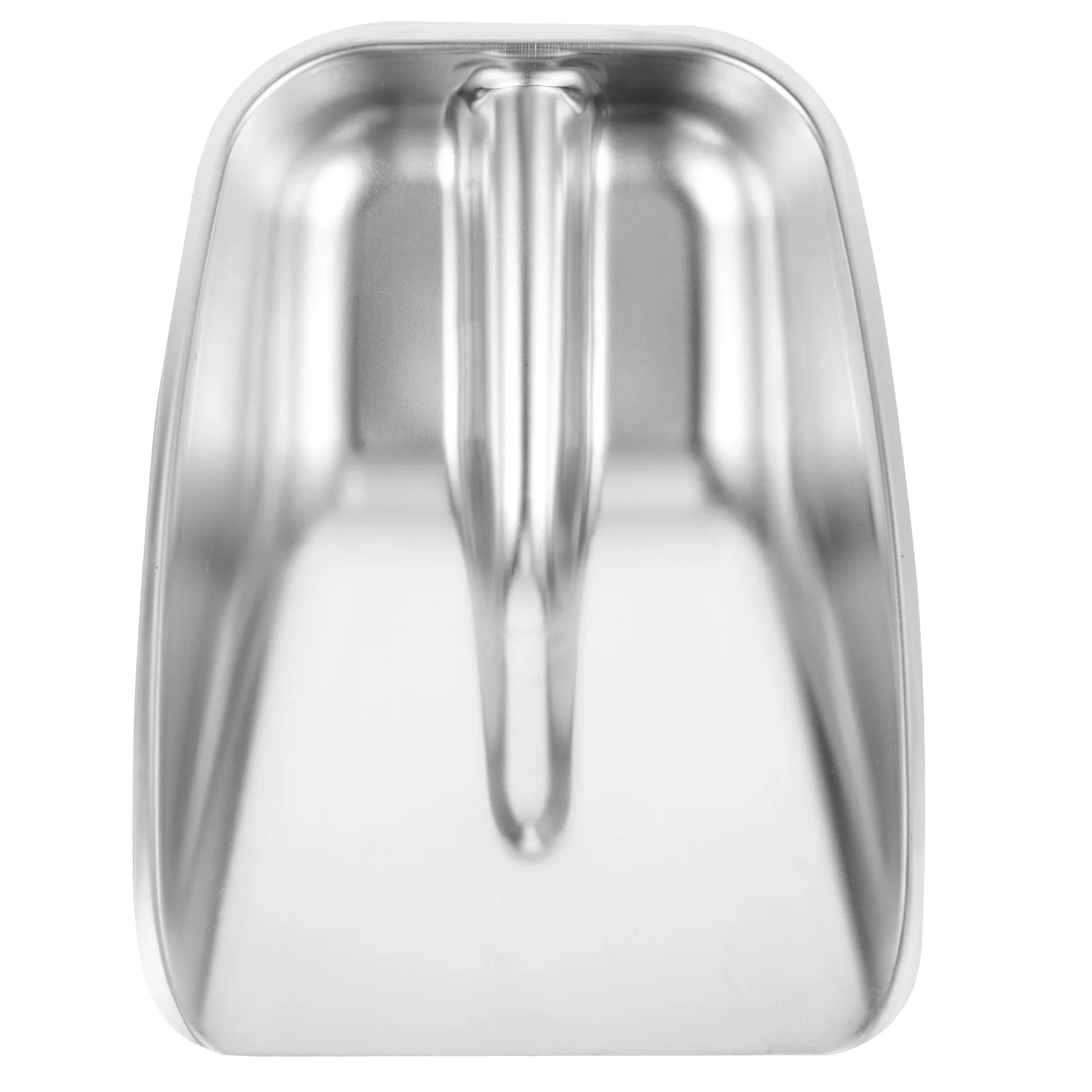 Łopata do śniegu ze stali nierdzewnej, skrobak do lodu, narzędzie do czyszczenia podjazdów i pojazdów, srebrna