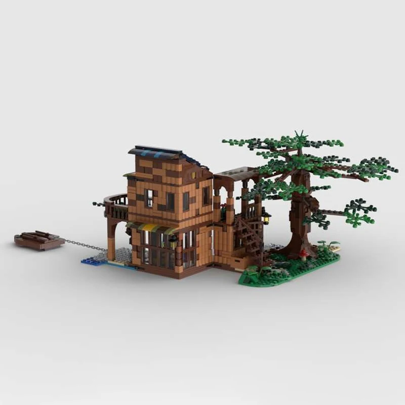 

997pcs MOC Surf Shack Building Blocks Christmas Gift Toy to Develop Patience and Concentration