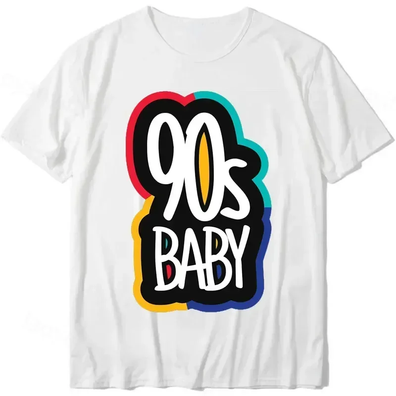 90s الزي للنساء خذني العودة إلى 90's قميص خمر النيون طاقم الرقبة القمم المحملة لحفلة عيد ميلاد هدية النساء الملابس #5