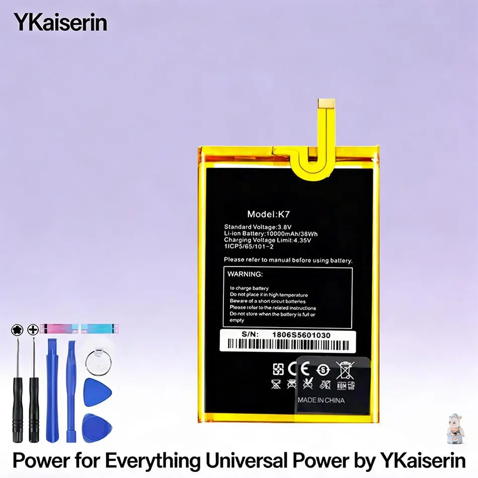 

For Oukitel K7 Fast Charging 10000mAh Mobile Phone Battery High Performance