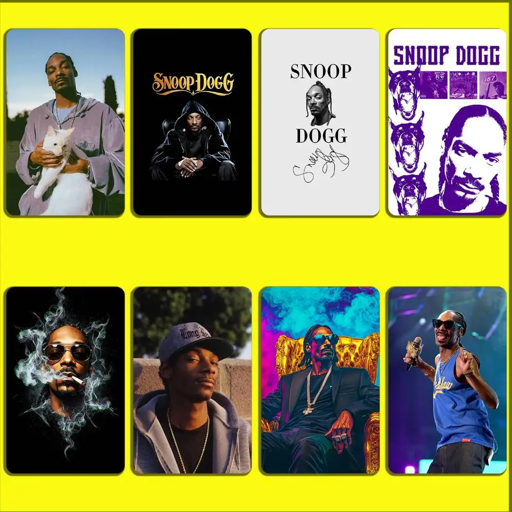 

Rapper S-Snoop Dogg Card Stickers For Debit Bank Credit Cards Metro Bus Pass Sticker Decoration Cover Skin