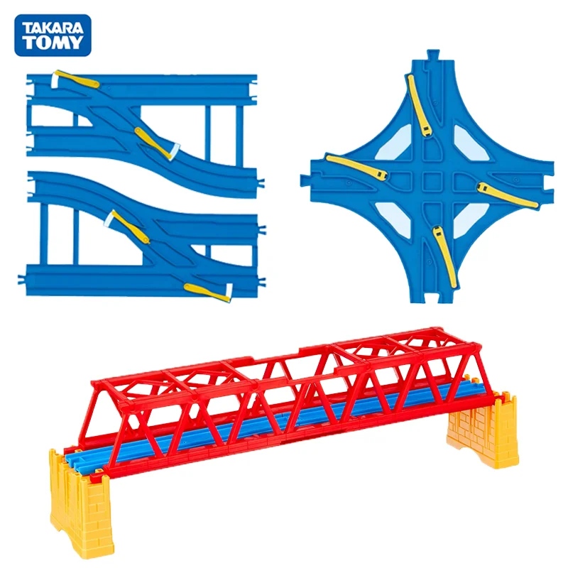 Takara Tomy Tomica Plarail DIY JR Serie Eisenbahn Gleis Zubehör Designs Modell kreative Collage Spielzeug Geschenk für Kinder Jungen