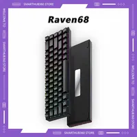 Teamwolf Raven68 Magnetic Switch Gamer Keyboard Fps Gaming Keyboard Keyboards Quick Trigger Hot Swap Wired 68keys Mechanical Rgb