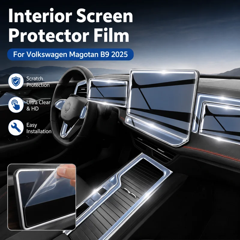 

Interior Screen Protector Film For Volkswagen Magotan B9 2025, Dashboard Trim Cover Car Accessories, Easy Installation