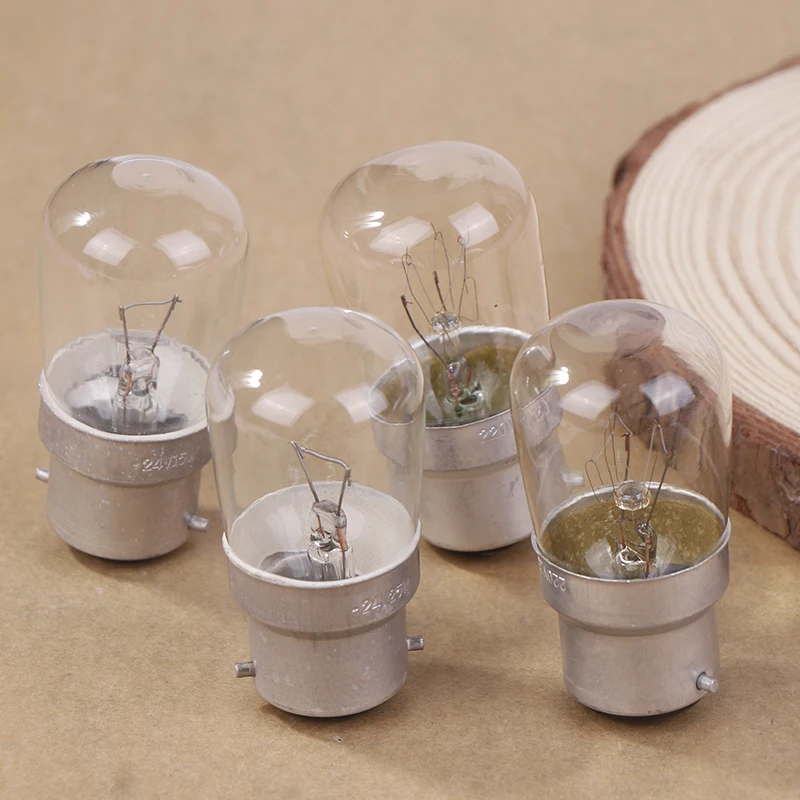 1PCS B22 Baionetta E27 Vite 12V/220V 15W 25W LED Filamento Luce Frigo Lampadina Mini COB Lampada Per Macchina Da Cucire cappa