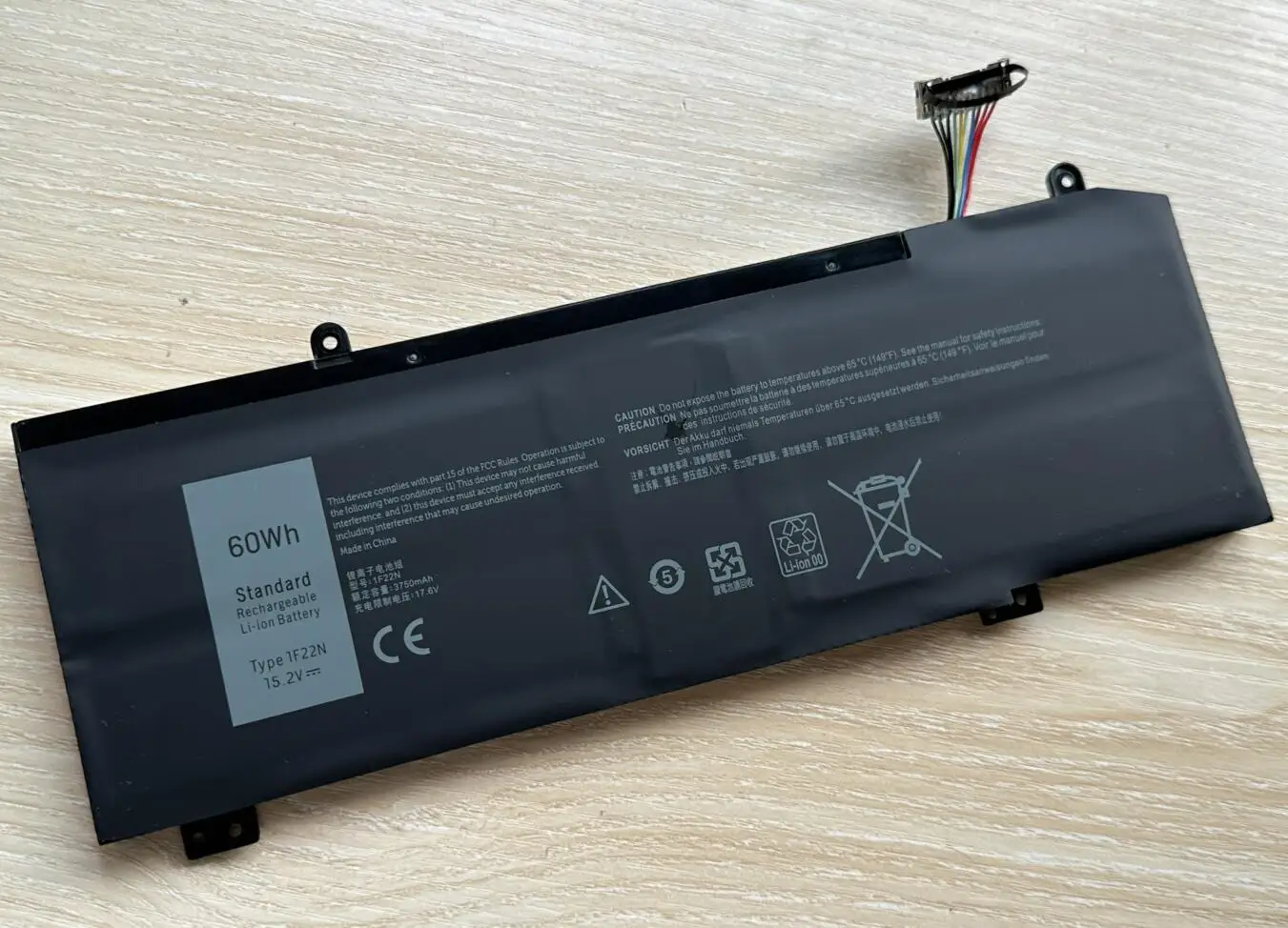 1F22N 15.2V 60WH Laptop Battery For DELL ALIENWARE 2018 orion M15 M17 R1 P82F P40E P79F P37E Inspiron G5 5590 G7 7590 7790