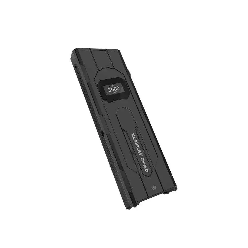 Klarus X2 Ultra-Thin Palm-Sized EDC Tactical Flashlight 3000Lumens Torch Light
