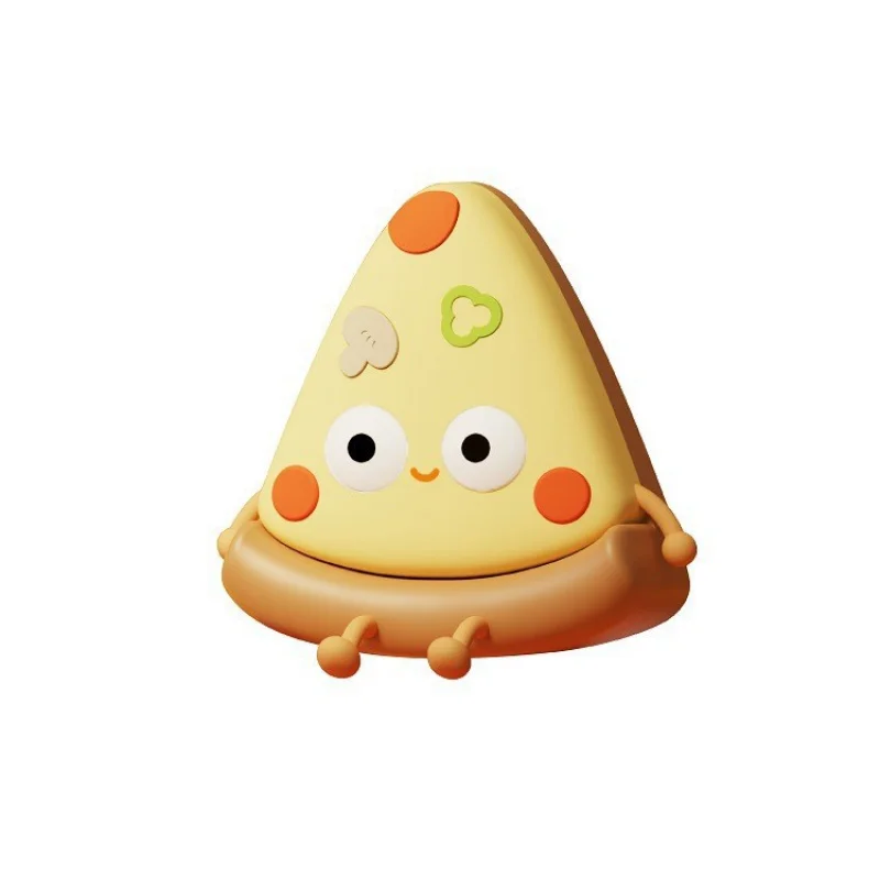 

Silicone Night USB Rechargeable Timer Bedside Sleep Companion Atmosphere Tap Pizza Lamp