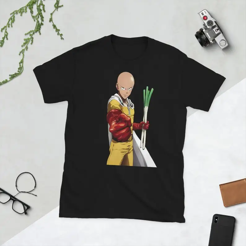 One punch man T-Shirt-Lauch/Poireaux-Manga / Anime T-Shirt Herren-und Damen-T-Shirts