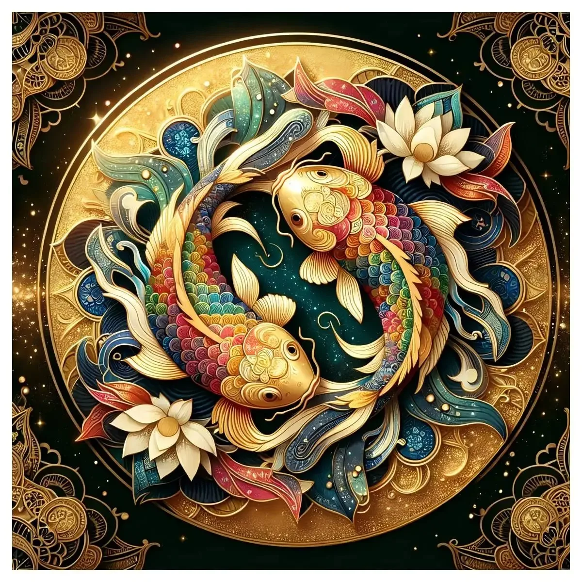 

Пазл из 500 деталей, пазл с изображением рыбок Инь-Ян, развивающая игрушка для детей, детские игры, рождественский подарок