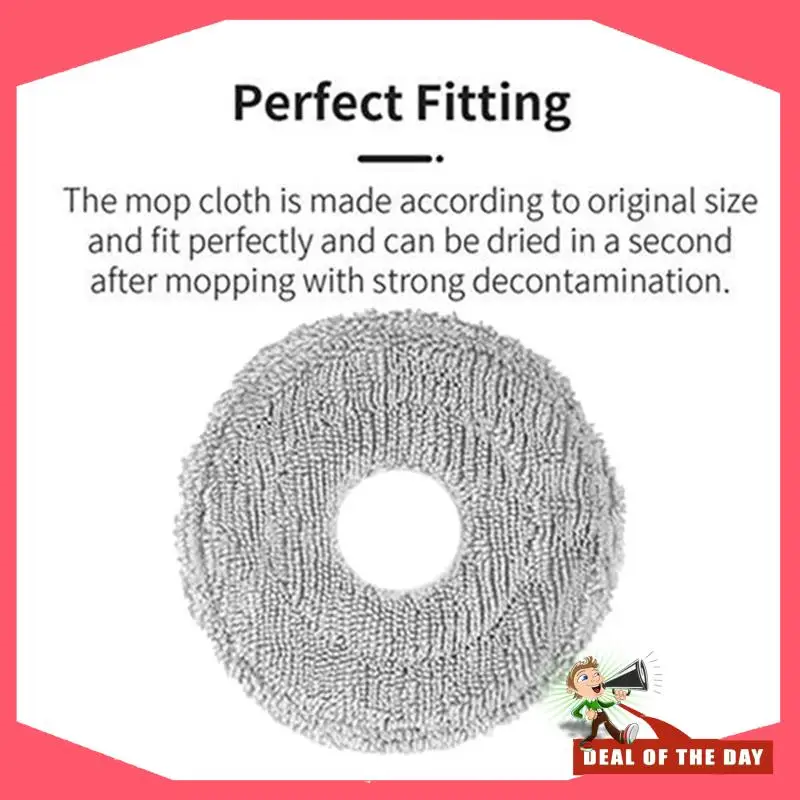 24-Hour Delivery 32PCS Replacement Bundle For JONR P20 PRO Robot Vacuum Cleaner- Main Brush, Side Brush, Mop Cloth, Dust Bag