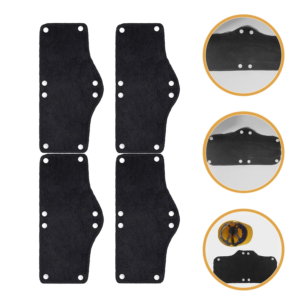 

4 Pcs Hard Hat Sweatband Snap Reusable Bands Sweatbands Washable Accessories