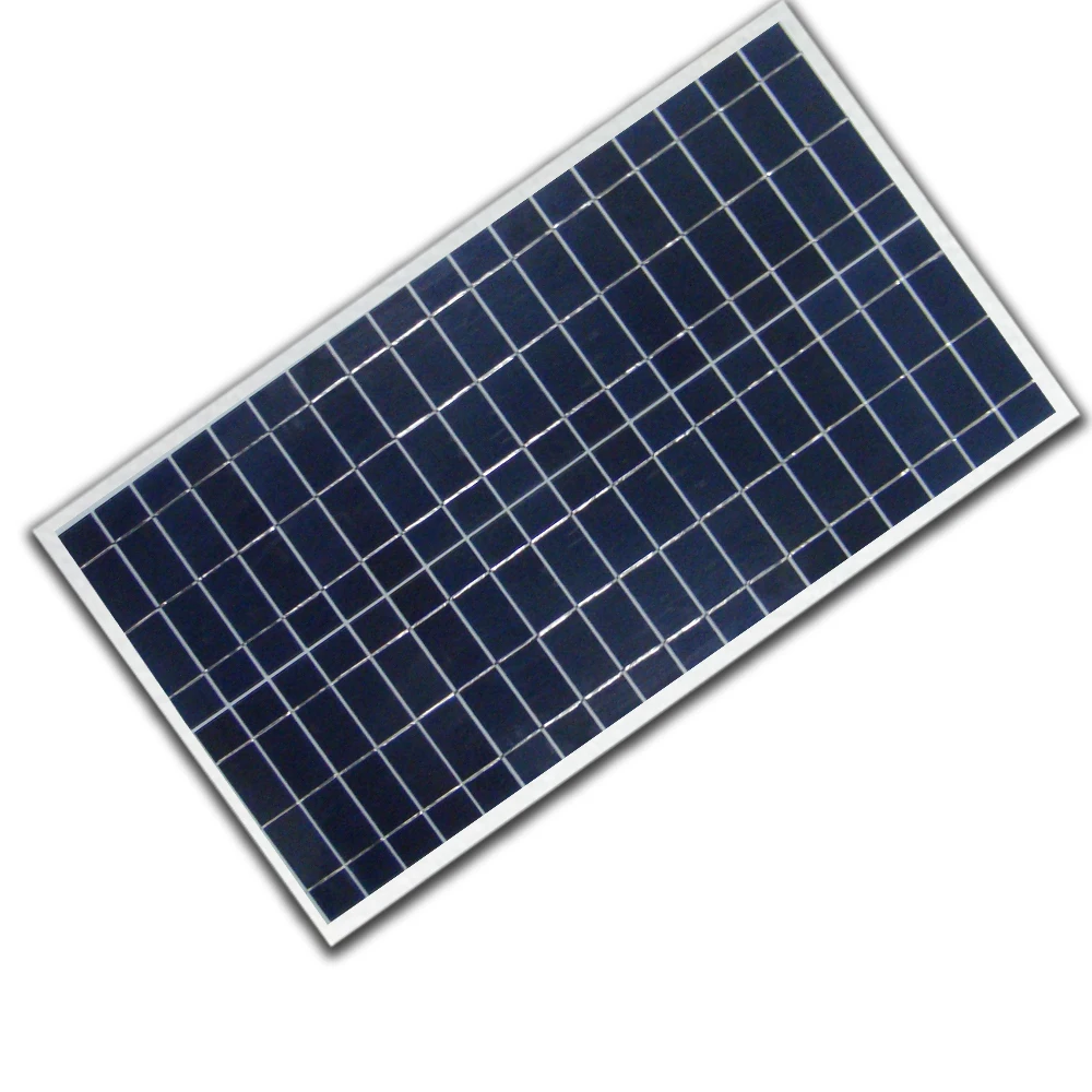 Glory Solar-Panel Solar sin marco, vidrio templado para sistema de alumbrado público integrado, 60W, 18V