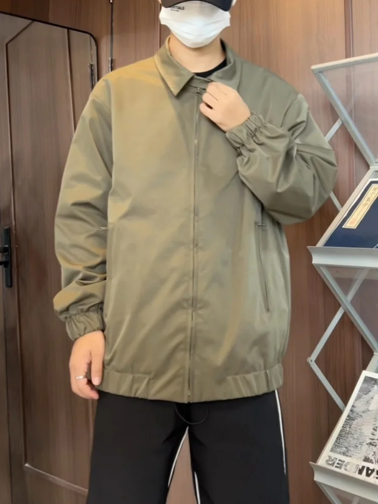 

Loose Men's Jaet American Sle Spring Autumn New Faion Brand Teenage Casual Admin Jaet Windproof Long Sve Zipper Cl...