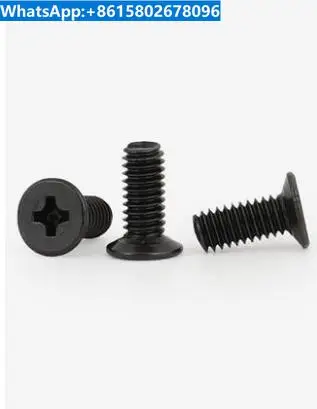 304 stainless steel black 120 degree cross recessed thin head small countersunk head machine screw M3M4 * 5 6 8 10 1216