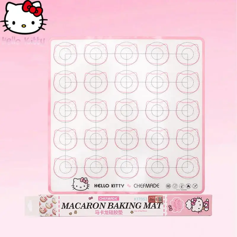 hello kitty Silicone pad sanrios anime non-slip kneading mat Macaron Cookie Mat baking tools kitchen household cute Gift