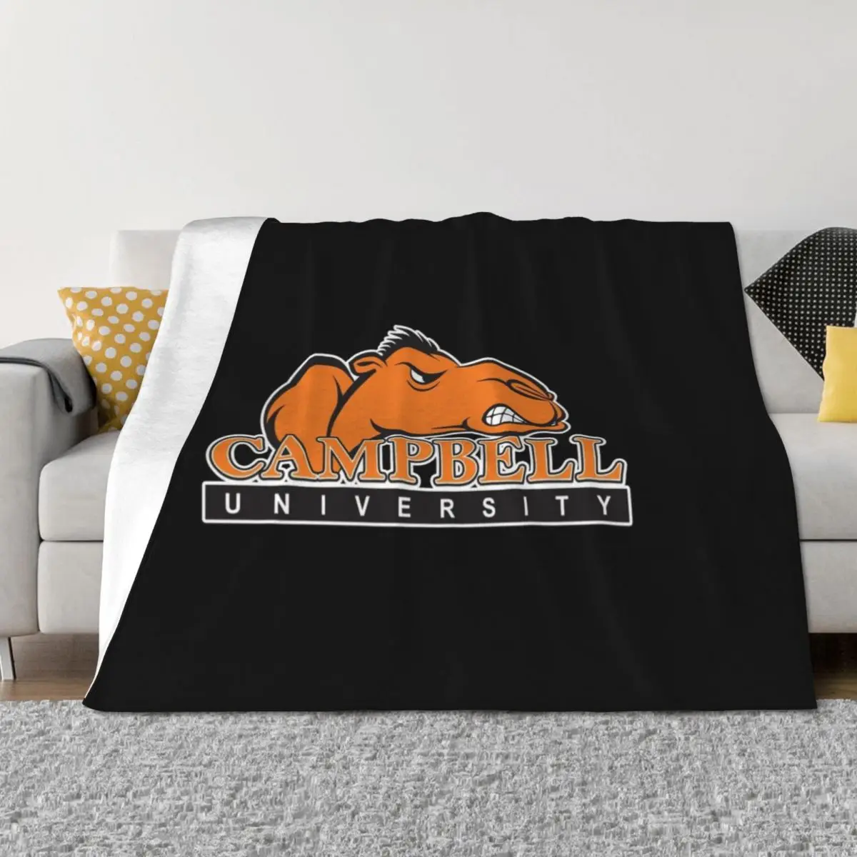 

Campbell Fighting Camels Throw Blanket Camping Quilt blankets ands Blankets