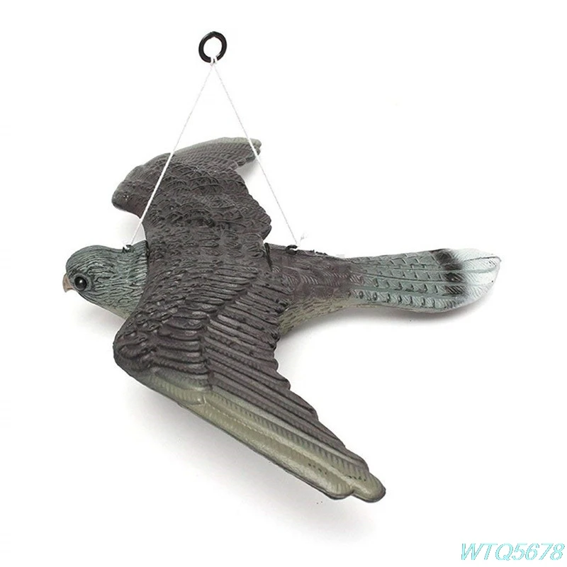 1pc Simulation Of Plastic Animals Flying Bird Hawk Pigeon Model Hunting Decoy Pest Control Garden Decorative Ornaments