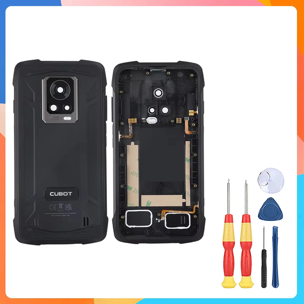 

Высококачественная новая крышка батарейного отсека, задний чехол для камеры, стеклянный объектив, аксессуар для мобильного телефона, сотовый телефон для Cubot KingKong 7