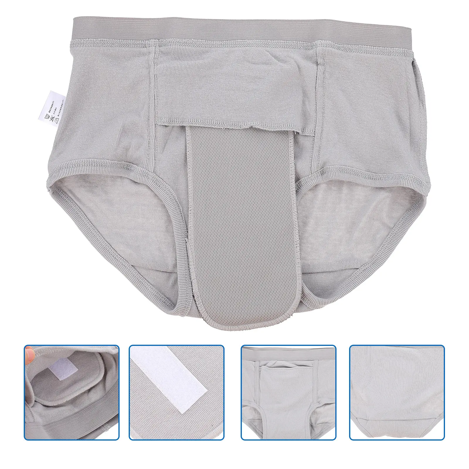 

Adult Cloth Diaper Reusable Leakproof Underpants Elderly Incontinence Pants Breathable Elastic Waist Adult Diapers for Men Women