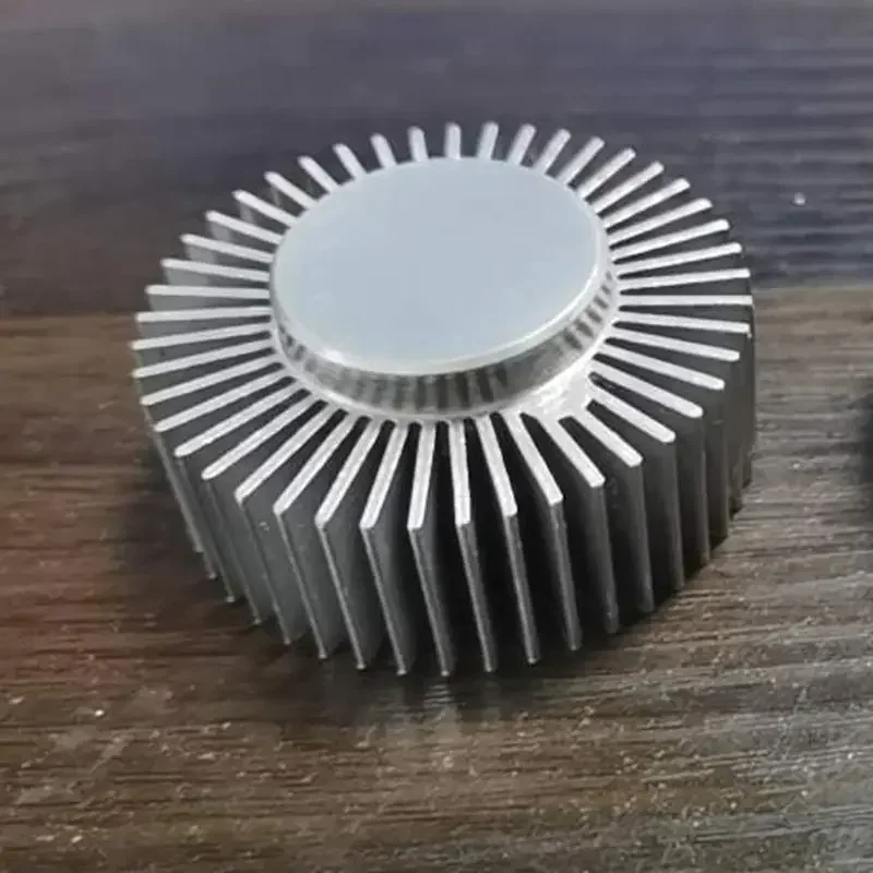 50x22mm Round LED COB Heatsink Radiator Aluminum Heat Sink Radiator for Household Lamp Radiator Replaceable cnc customize