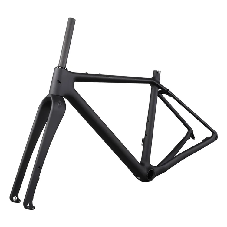 

Carbon Flat Mount Disc Brake Gravel Frame With CX-700*40C Tire