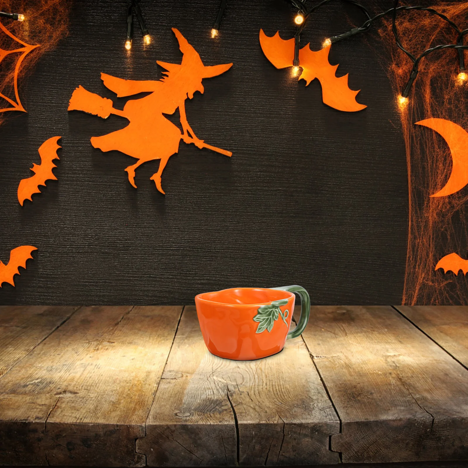 

Ceramic Pumpkin Mug Creative Coffee Cup Stylish Household Beverage Cup for Home Office Coffee Cups with Handles