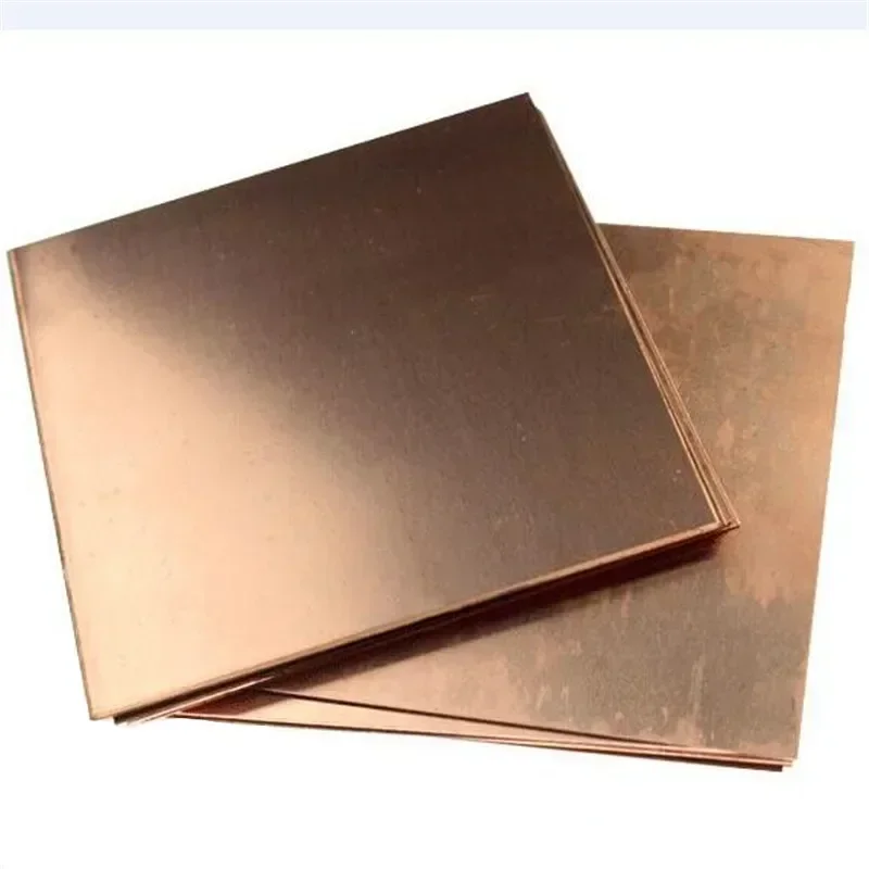 

1mm-5mm 99.9% Pure Copper Plate | 100x100mm Cu Metal Sheet | High Conductivity Copper for Craft & Industry