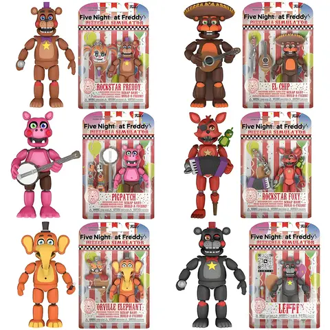 freddy's pizza simulator five nights at freddy's lefty action figure