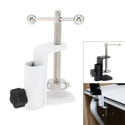 Universal Cantilever Bracket Clamp Holder LED Desk Lamp Clip C-Shape Table Mount Clamp Scissor Arm Stand for Microphone Mic