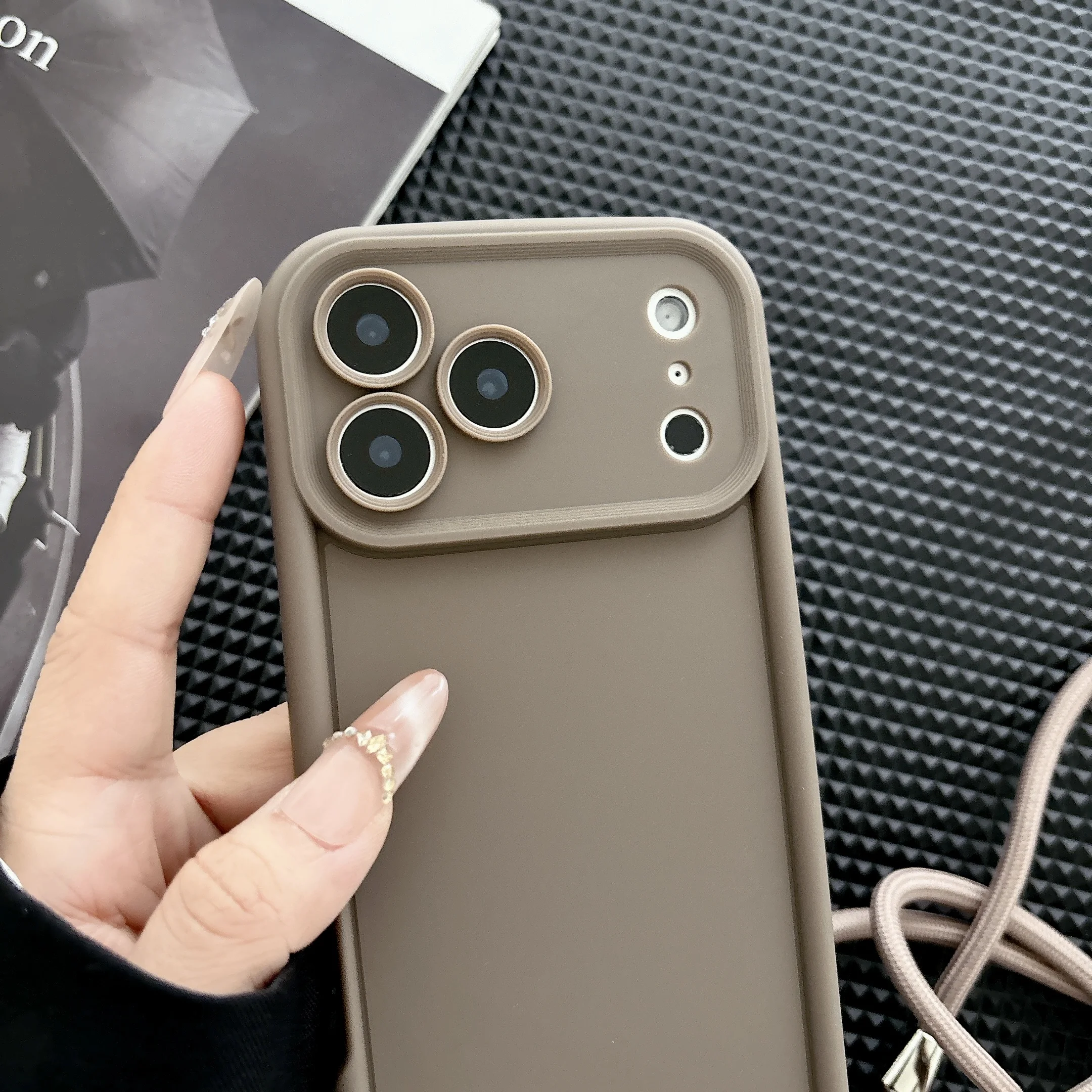 For iPhone 17 16 15 14 13 12 11 Pro Xs Max 17e 16e 7 8 Plus Air Crossbody Adjustable Lanyard Strap Phone Case Shockproof Cover view 3
